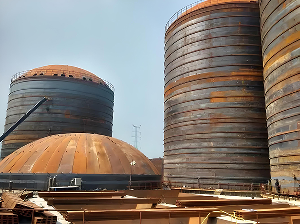 澄迈焦粉钢板仓